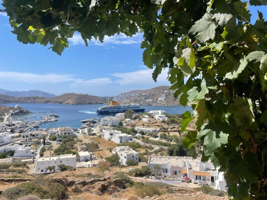 Villa Surplombant Le Port D'Ios, Cyclades Grecques Exterior photo